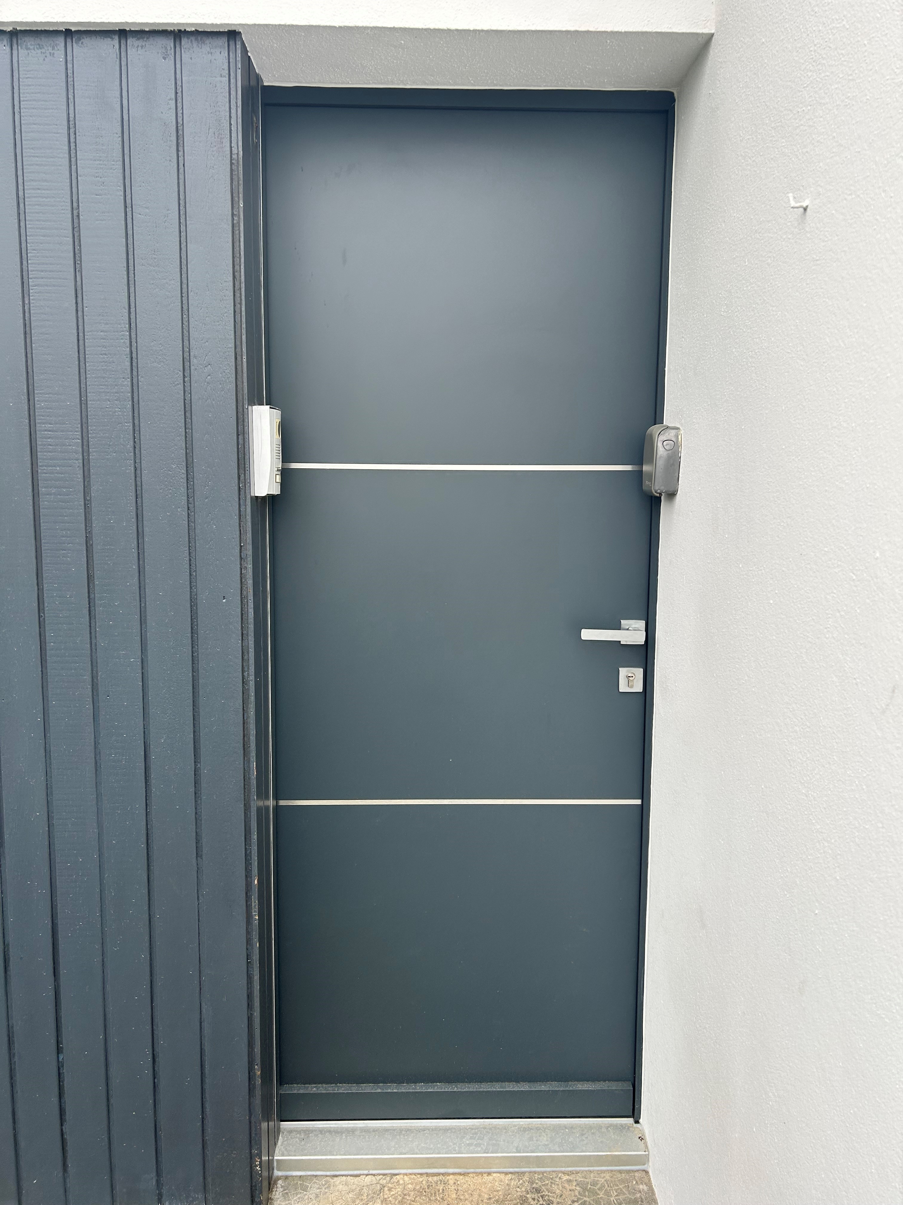 Porte d'entrée aluminium Guidel Morbihan
